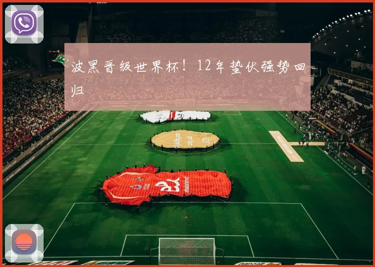 波黑晋级世界杯！12年蛰伏强势回归